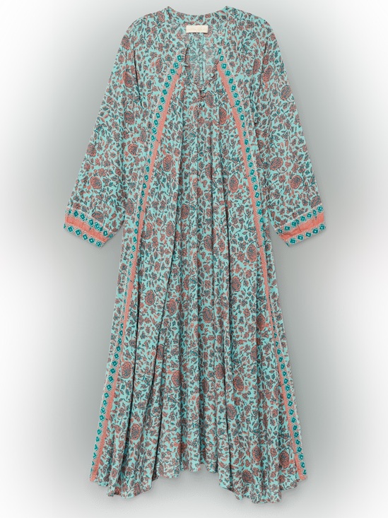 Natalie Martin Dresses & Skirts - Natalie Martin Fiore Maxi Seafoam Dress